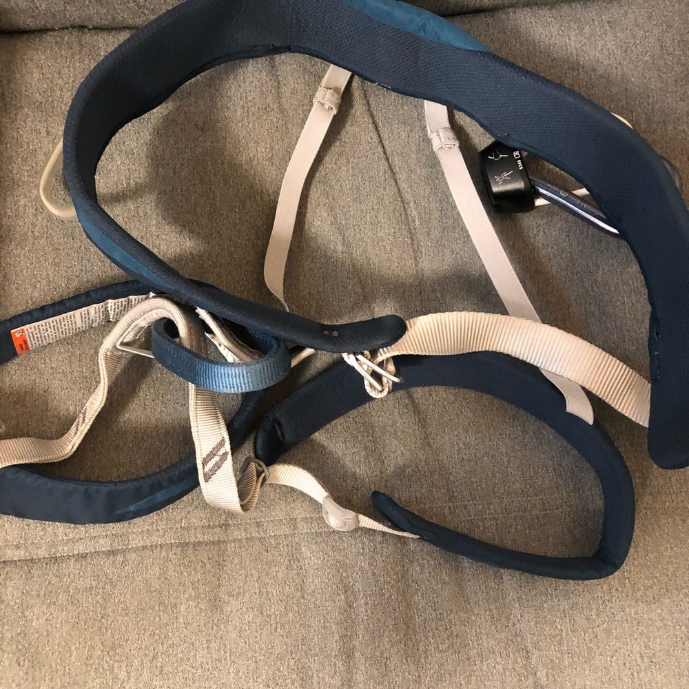 Black Diamond Climbing Harness Medium Teal